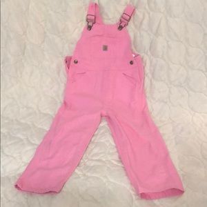 Pink Carhart Overalls